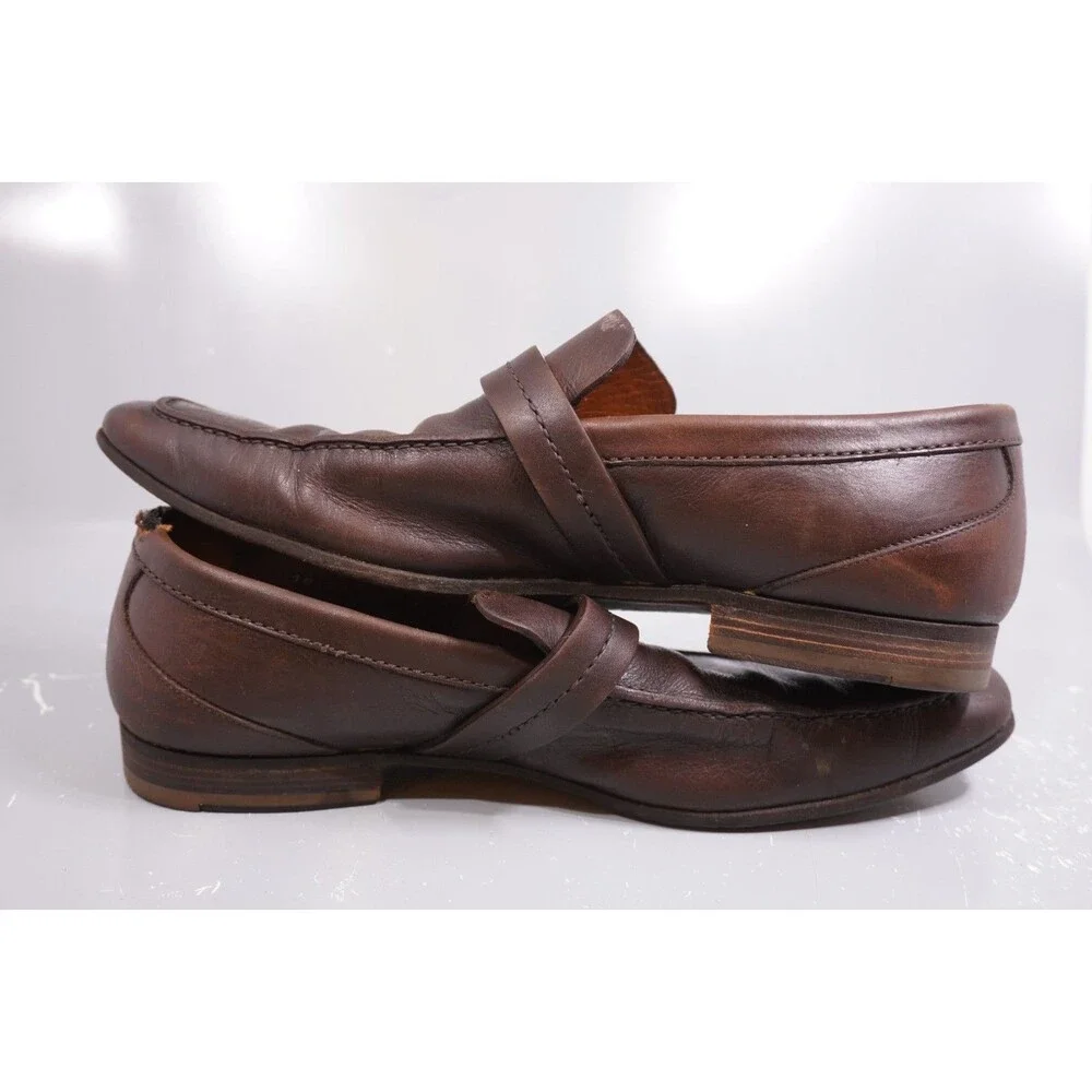 Authentic Gucci GG Donnie Brown Mens Leather Loafer US10 EU43.5 UK9.5 Read - Picture 5 of 9